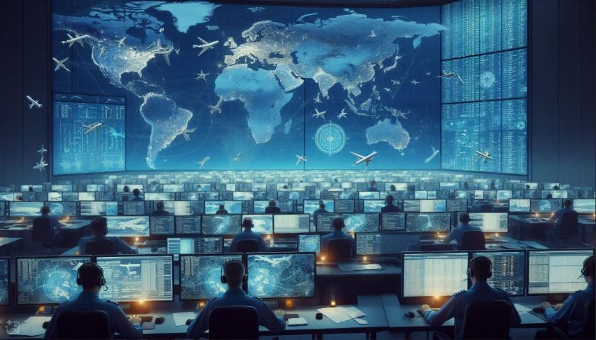 Hình ảnh nhân viên điều phối vận tải hàng không